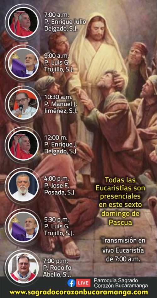 Eucaristías dominical 21b de mayo 2022